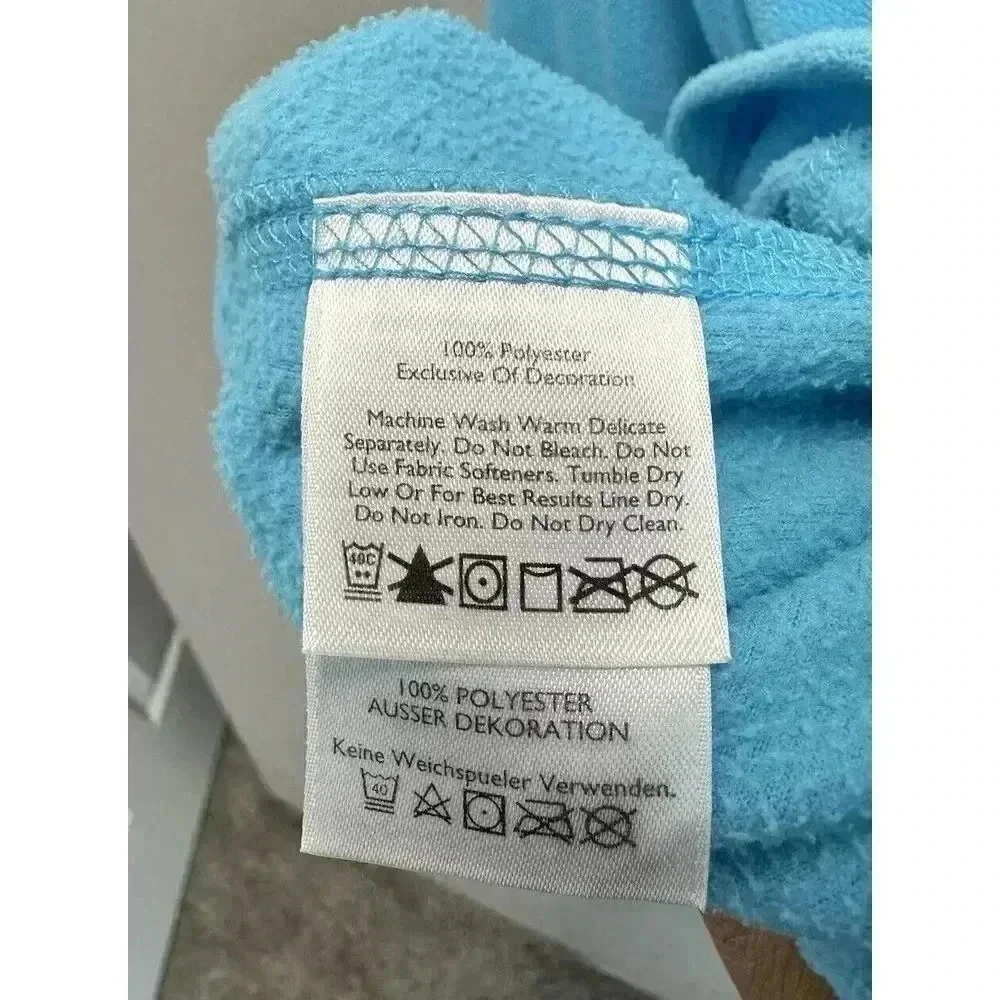 Eddie Bauer Women's Size Medium Blue Fleece 1/4‎ Zip Pullover Sweater - Picture 5 of 8